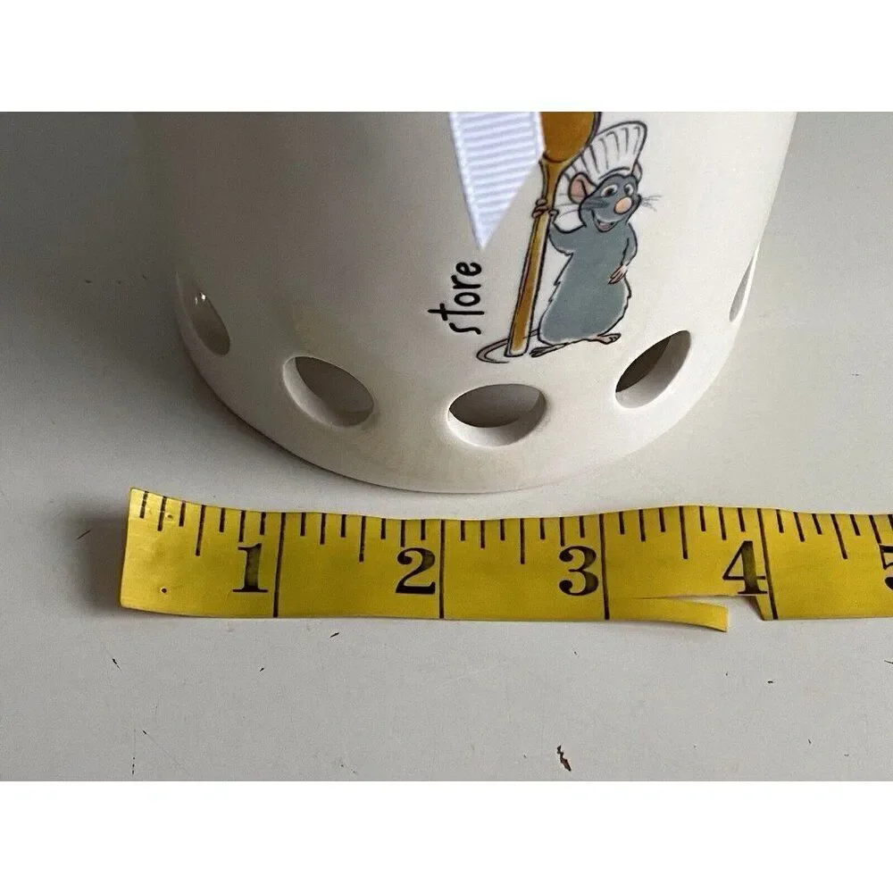 Rae Dunn Disney Pixar Ratatouille Ceramic Canister Cellar Store With Holes NEW‎